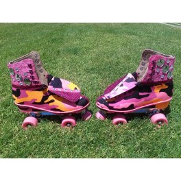 Sexy Hot Pink Camo Skates