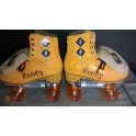 Unisex Gold Skates with Fur