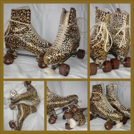 Sexy Leopard Lady Skates