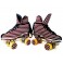 Red, White, and Black Zigzag Skates